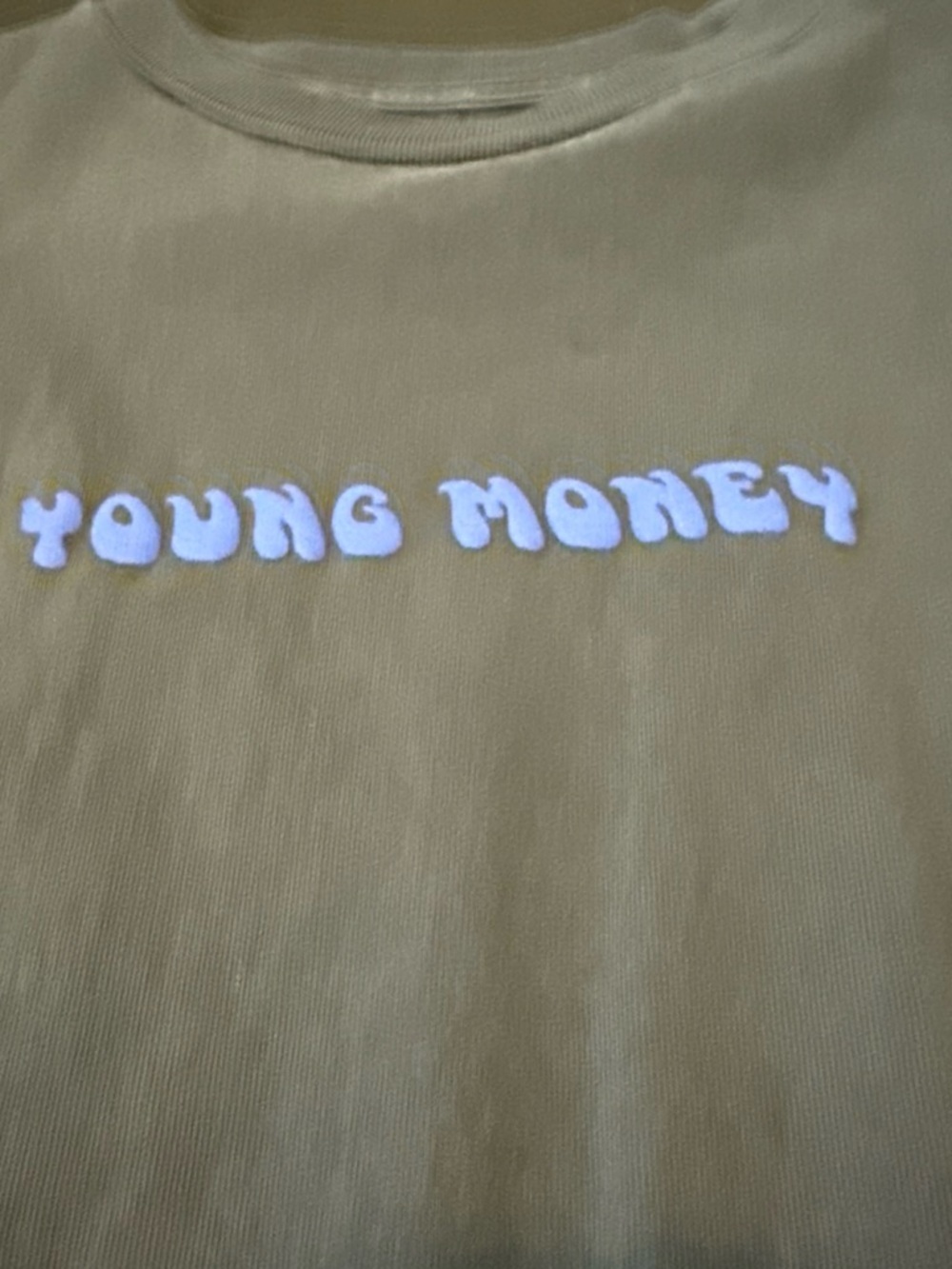 AE x Young Money Graphic Tee - Black with White Print